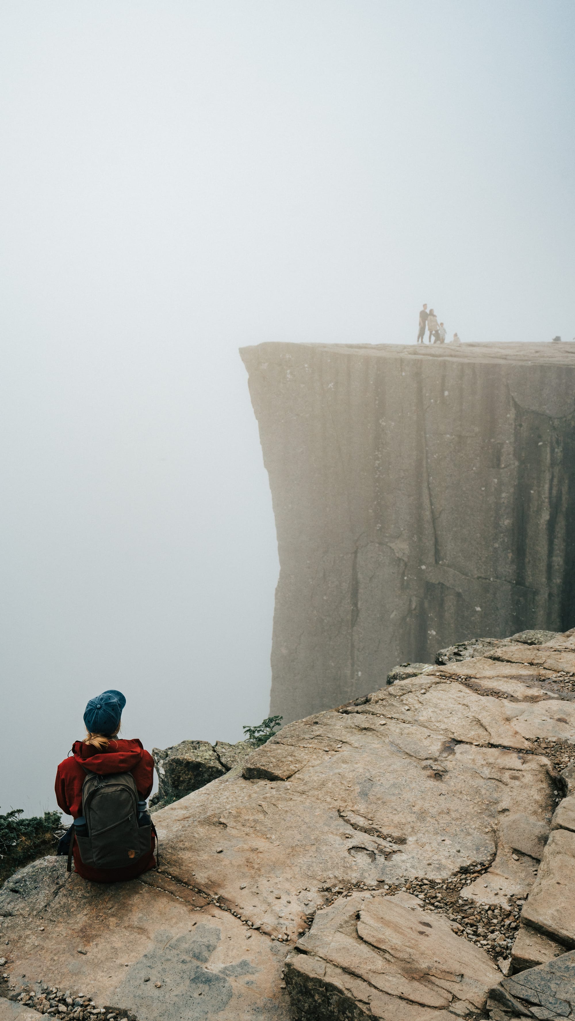 Dramatisk fjordlandskap i Rogaland nær Preikestolen